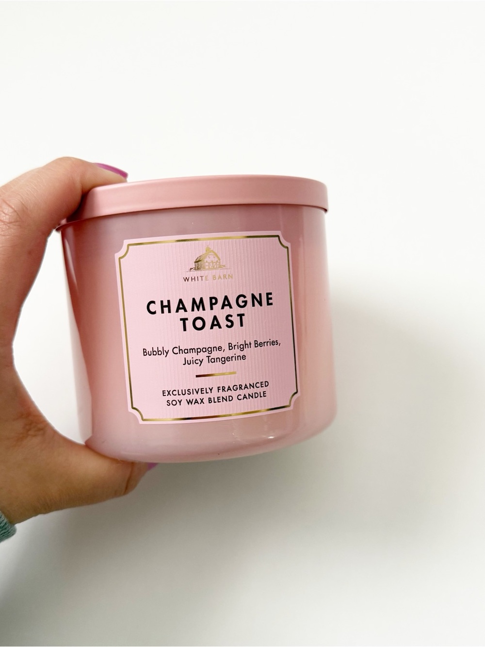 White Barn Bath & Body Works Champagne Toast Candle NEW
